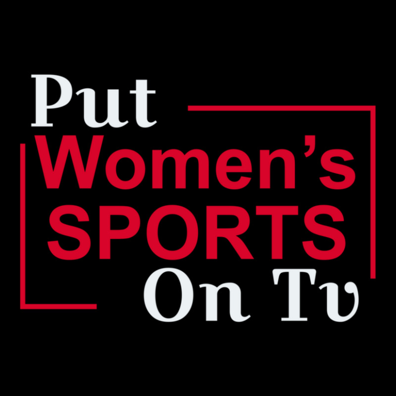 Put Women's Sports On Tv 3 V-neck Tee | Artistshot