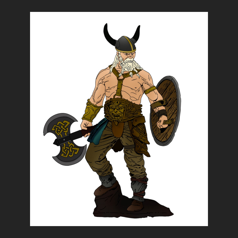 Shield And Axe As Good Gear For Bearded Viking Gift Idea For Hard Men 3/4 Sleeve Shirt | Artistshot