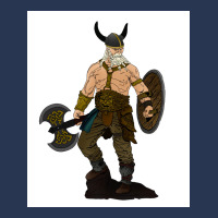 Shield And Axe As Good Gear For Bearded Viking Gift Idea For Hard Men Men Denim Jacket | Artistshot