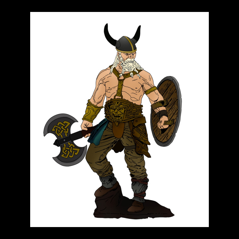 Shield And Axe As Good Gear For Bearded Viking Gift Idea For Hard Men Lightweight Hoodie | Artistshot