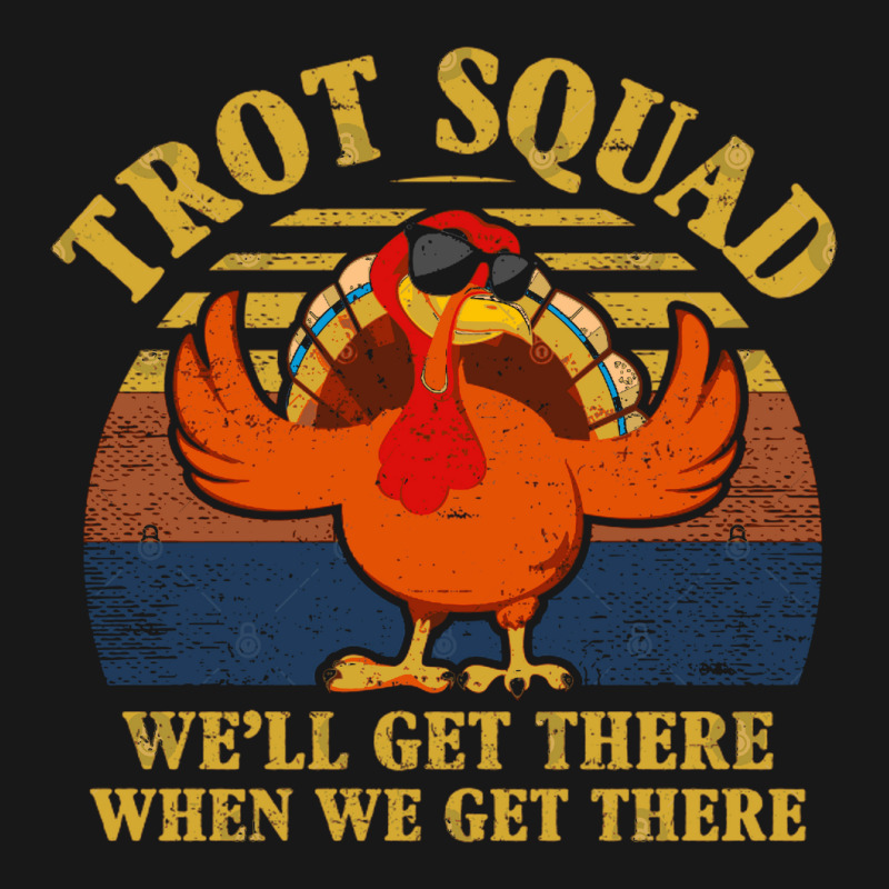 Turkey Trot Squad Funny Thanksgiving Running Costu Flannel Shirt | Artistshot