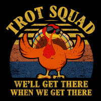 Turkey Trot Squad Funny Thanksgiving Running Costu Long Sleeve Shirts | Artistshot