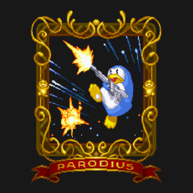 Parodius Penguin With A Machine Gun 1 Flannel Shirt | Artistshot