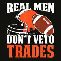 Trending Real Men Don't Veto Trades Fantasy Football Scorecard Crop Tee | Artistshot