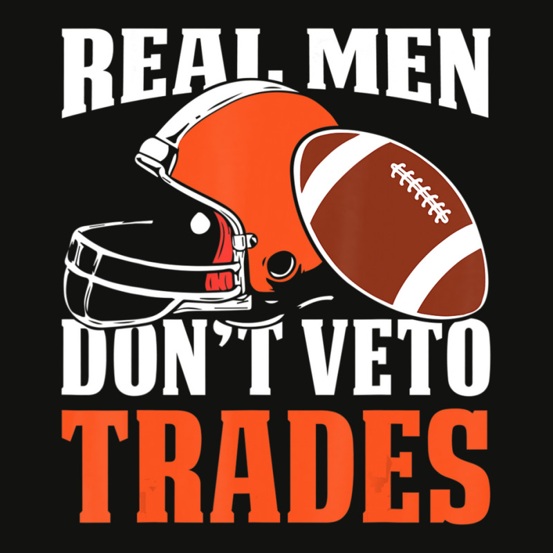 Trending Real Men Don't Veto Trades Fantasy Football Scorecard Crop Tee by yumgaugeteuda | Artistshot