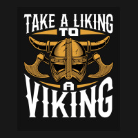 Taking A Liking To A Viking  Quote Humor Flannel Shirt | Artistshot