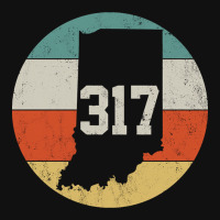 317 Area Code Indiana Retro Vintage Front Car Mat | Artistshot