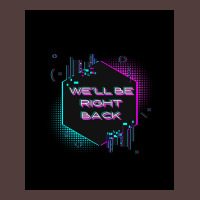 Wex27ll Be Right Back Poster 80s Graphic T-shirt | Artistshot