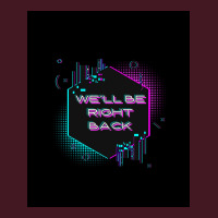 Wex27ll Be Right Back Poster 80s Unisex Hoodie | Artistshot