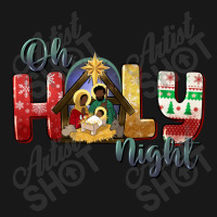 Oh Holy Night Black Holy Family Black Jesus Flannel Shirt | Artistshot