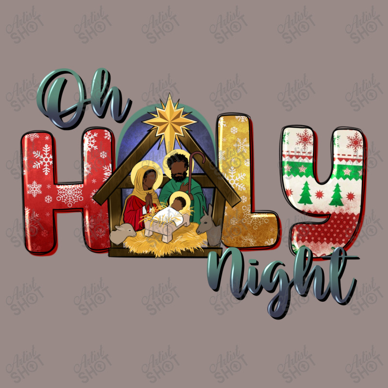 Oh Holy Night Black Holy Family Black Jesus Vintage T-shirt | Artistshot