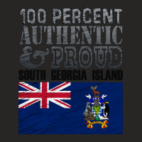 100 Percent Authentic And Proud South Georgia Island! Ladies Fitted T-shirt | Artistshot