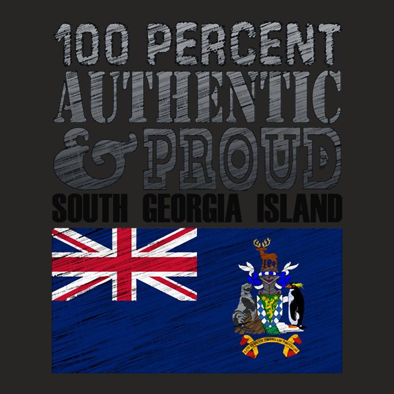 100 Percent Authentic And Proud South Georgia Island! Ladies Fitted T-Shirt by Binzdodi | Artistshot