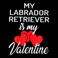 My Labrador Retriever Is My Valentine Valentines Day V-neck Tee | Artistshot