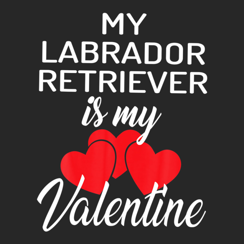 My Labrador Retriever Is My Valentine Valentines Day Men's T-shirt Pajama Set by martiamuracit | Artistshot