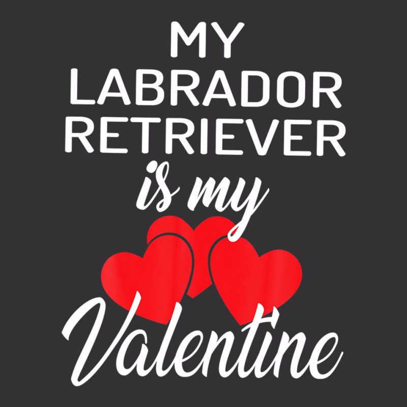 My Labrador Retriever Is My Valentine Valentines Day Vintage Short by martiamuracit | Artistshot