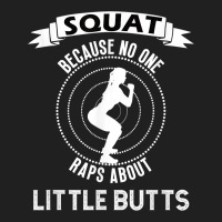 Funny Squat Workout   Because No One Raps Little Buts T Shirt Ladies Polo Shirt | Artistshot