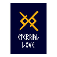 Viking Eternal Love Rune  Nature Hipster Zipper Hoodie | Artistshot