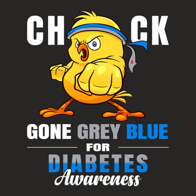 Diabetes Diabetic Funny Chick Warrior 414 Diabetes Awareness Ladies Fitted T-Shirt by JESSICAMARTINA | Artistshot