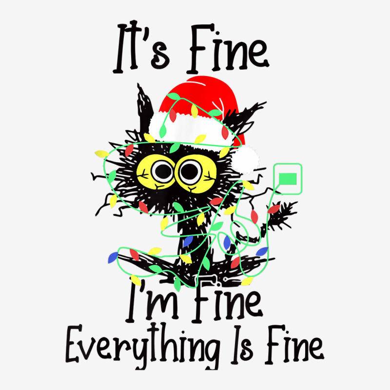 It's Fine I'm Fine Everything Is Fine Wine Glass Christmas T Shirt Camper Cup | Artistshot