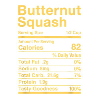 Butternut Squash Nutrition Facts Matching T Shirt V-neck Tee | Artistshot