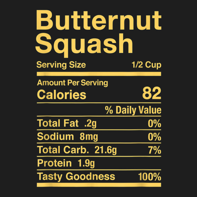 Butternut Squash Nutrition Facts Matching T Shirt Classic T-shirt by kogmor58594 | Artistshot