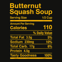 Butternut Squash Soup Nutrition Facts Matching T Shirt Scorecard Crop Tee | Artistshot