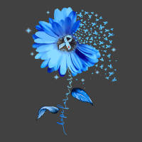 Diabetes Diabetic Hope For A Cure Blue Flower 138 Diabetes Awareness Vintage T-shirt | Artistshot