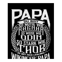 Viking Papa Odin Ragnar Fatherx27s Day  Trending 70s V-neck Tee | Artistshot