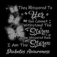 Diabetes Diabetic I Am The Storm 34 Diabetes Awareness Fleece Short | Artistshot