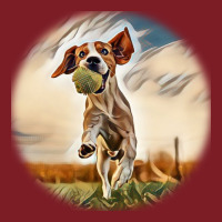 Beagle Dog Fun In Garden Outdors Run And Jump With Ball Towards Camer Flannel Shirt | Artistshot