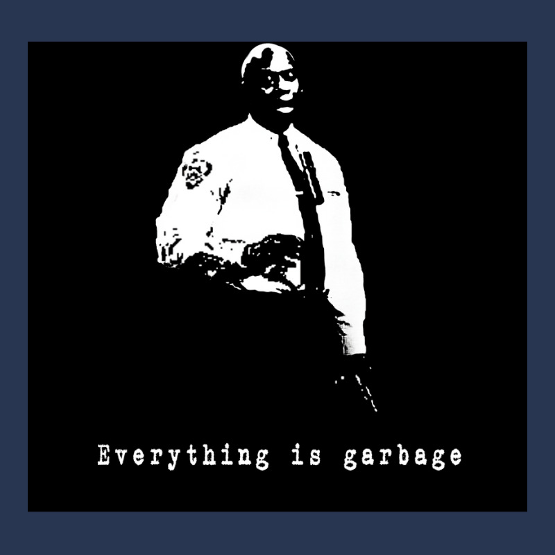 Everything Is Garbage Captain Holt Stencil Wallpaper Design Poster Boy Men Denim Jacket | Artistshot