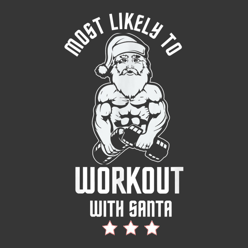 Most Likely To Work Out With Santa Red Family Xmas Holiday T Shirt Toddler Hoodie by berkenby | Artistshot