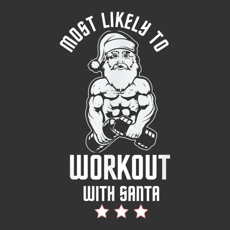 Most Likely To Work Out With Santa Red Family Xmas Holiday T Shirt Baby Bodysuit by berkenby | Artistshot