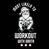 Most Likely To Work Out With Santa Red Family Xmas Holiday T Shirt Toddler 3/4 Sleeve Tee | Artistshot