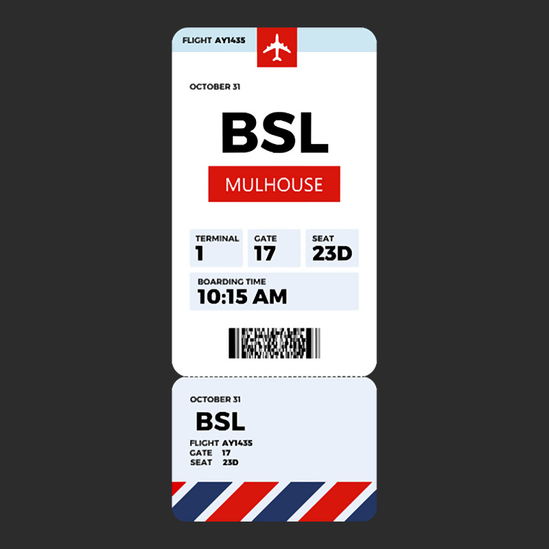 Mulhouse Boarding Pass Exclusive T-shirt | Artistshot