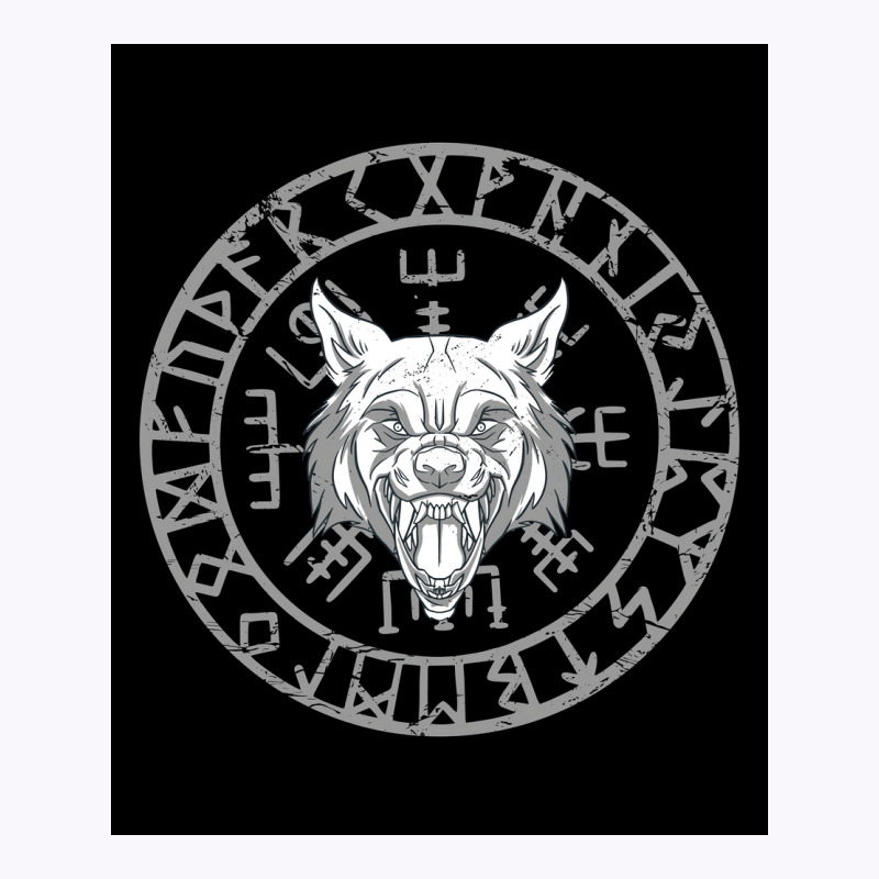 Wolf With Runes Viking Wolf Head  Boy Boy Tank Top | Artistshot