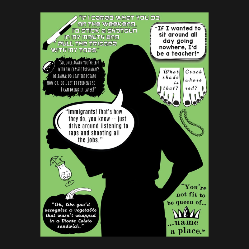 Malory Archer Quotes Poster 70s (1) Flannel Shirt | Artistshot