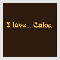 I Love Cake That X2770s Show Poster Exclusive T-shirt | Artistshot