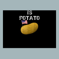 Is Potato As Seen On Late Night Television Poster Unisex Sherpa-lined Denim Jacket | Artistshot