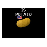 Is Potato As Seen On Late Night Television Poster V-neck Tee | Artistshot