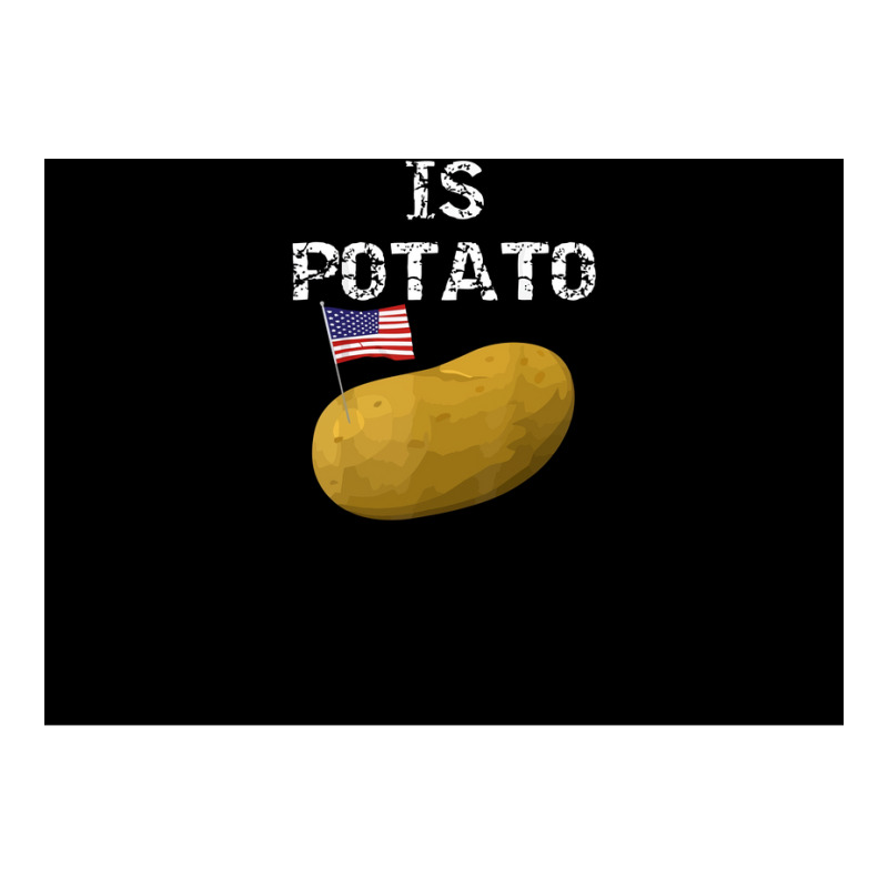 Is Potato As Seen On Late Night Television Poster V-neck Tee | Artistshot