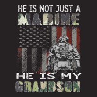 Proud Of My Grandson Is A Marine Shirt Proud Grandma Grandpa T Shirt Vintage Cap | Artistshot