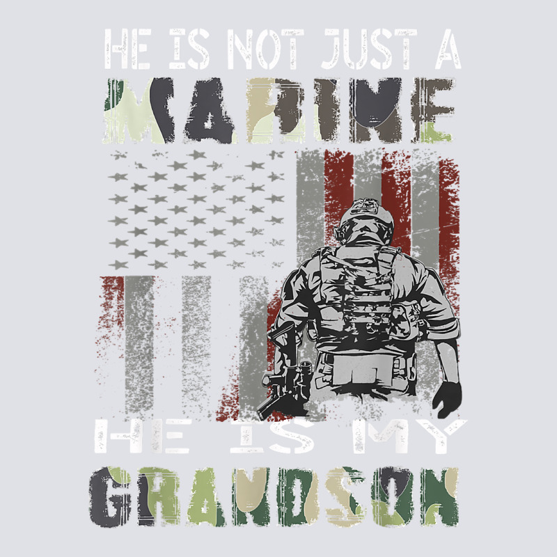 Proud Of My Grandson Is A Marine Shirt Proud Grandma Grandpa T Shirt Bucket Hat | Artistshot