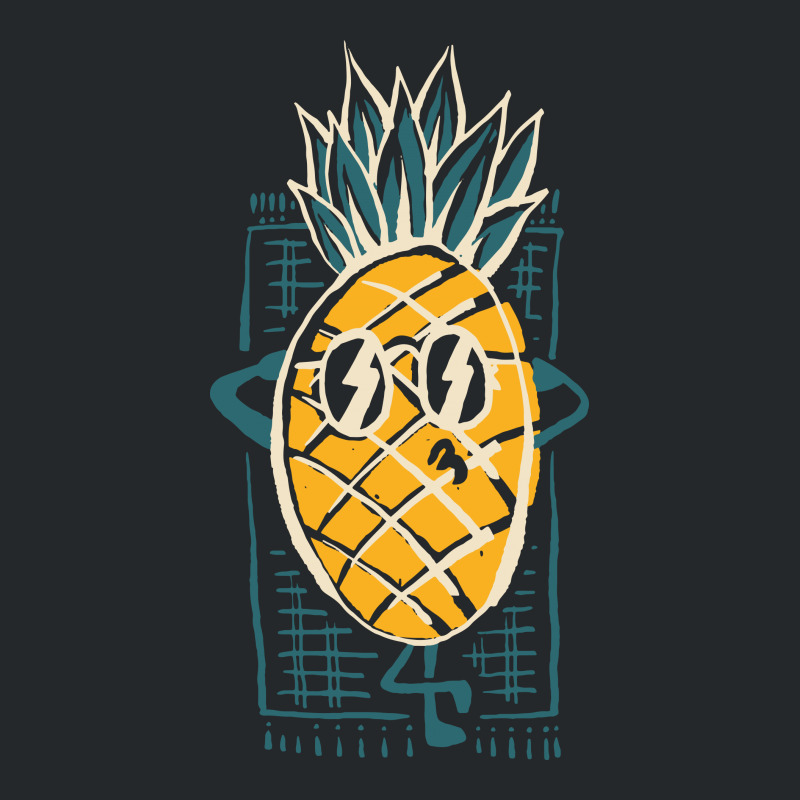 Pineapple Sunbathe Crewneck Sweatshirt by Quilimo | Artistshot