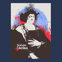 Christopher Columbus In Painting Art Men Denim Jacket | Artistshot