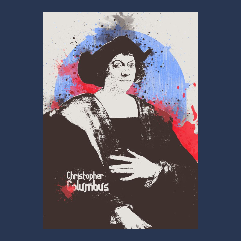 Christopher Columbus In Painting Art Men Denim Jacket | Artistshot