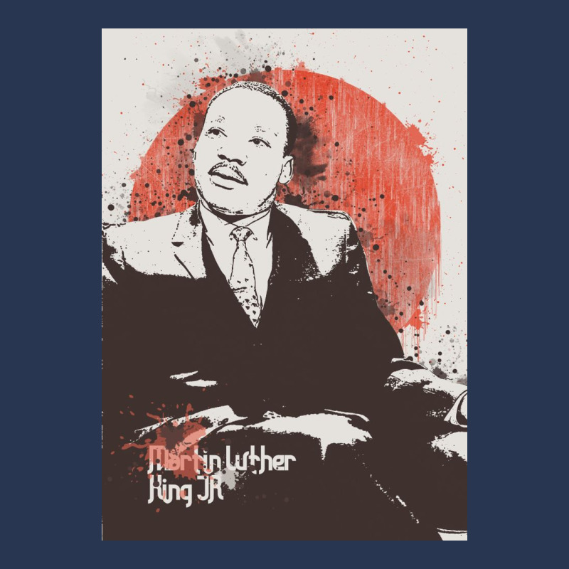 Martin Luther King Jr Painting Art Men Denim Jacket | Artistshot