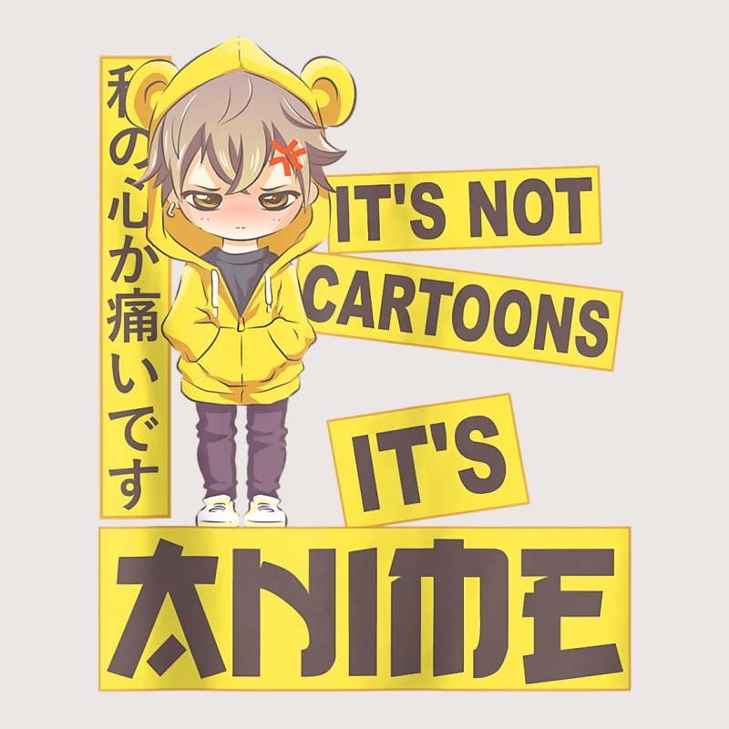 Sad Anime Boy   It's Not Cartoons It's Anime Manga Teen Boy Zip Hoodie Pocket T-shirt | Artistshot