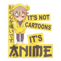 Sad Anime Boy   It's Not Cartoons It's Anime Manga Teen Boy Zip Hoodie Unisex Hoodie | Artistshot